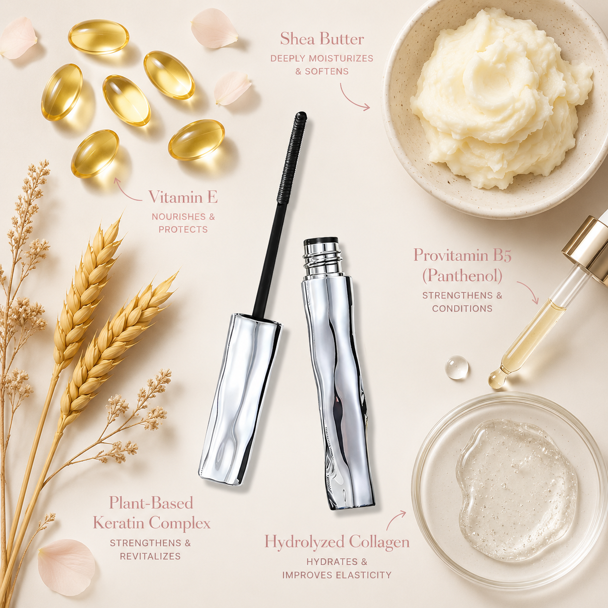 Ccelino® Waterproof Fibre Mascara💧 – Volume & Length without Clumping for Dramatic Moments