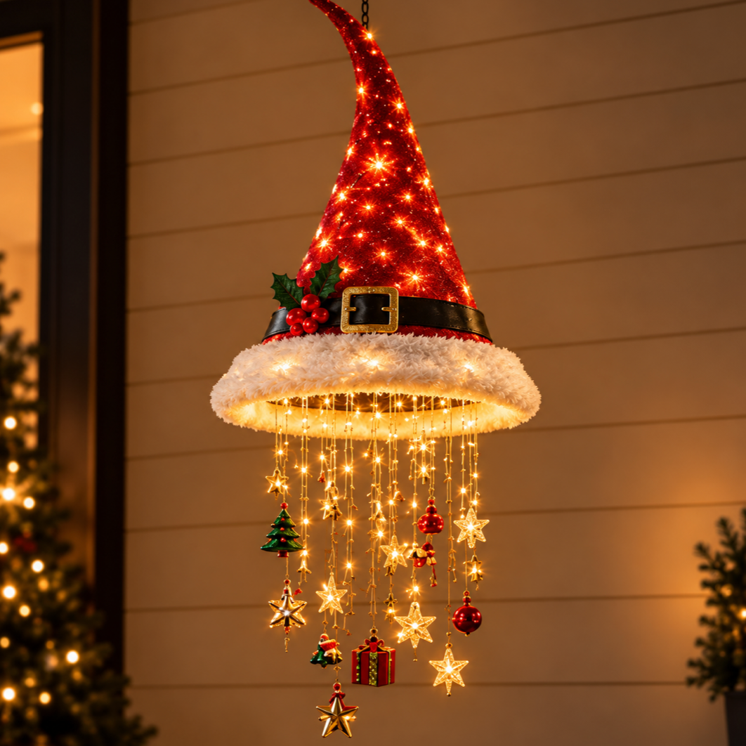 Premium Christmas Chandelier – Festive Hanging Holiday Light