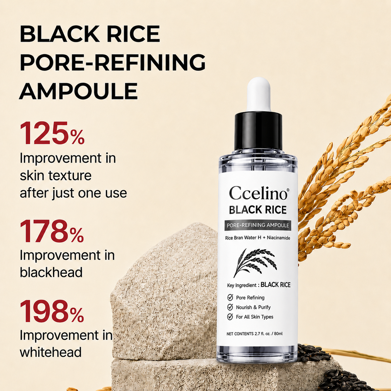 Ccelino®White &amp; Black Rice Renewal Duo
