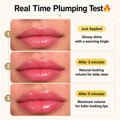 Ccelino®Edible Spicy Lip Plumper - Fuller-Looking Lip Plumper Gloss